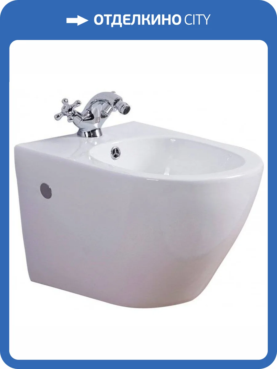 Биде подвесное Esbano Lirio ESVBLIRIW белое глянцевое фото 3