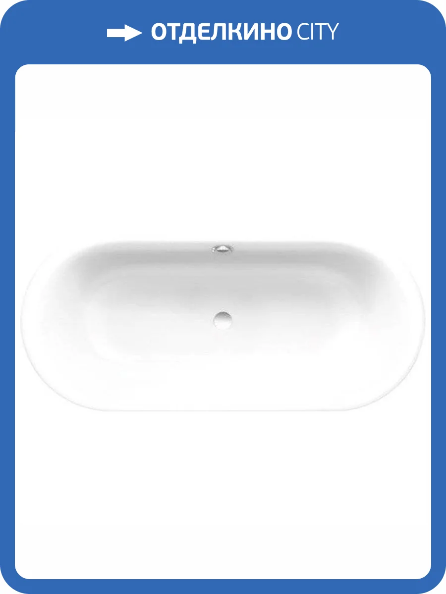 Стальная ванна Bette Lux Oval 180x80 фото 2