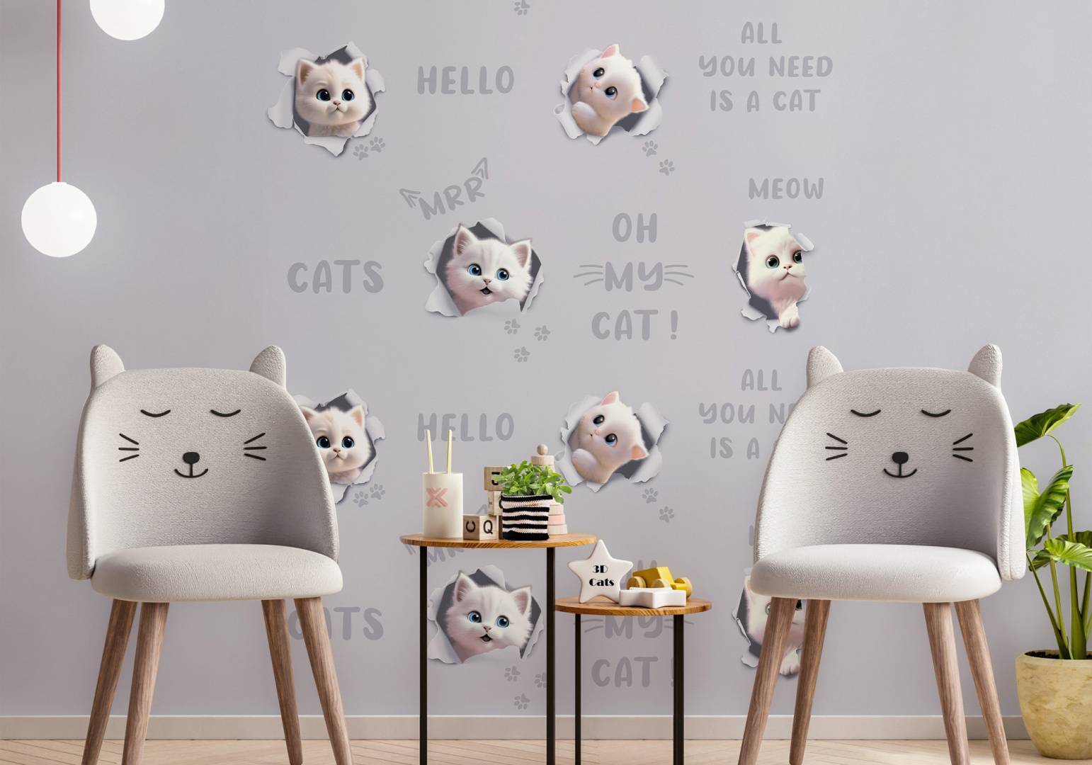 Palitra Home 3D Cats