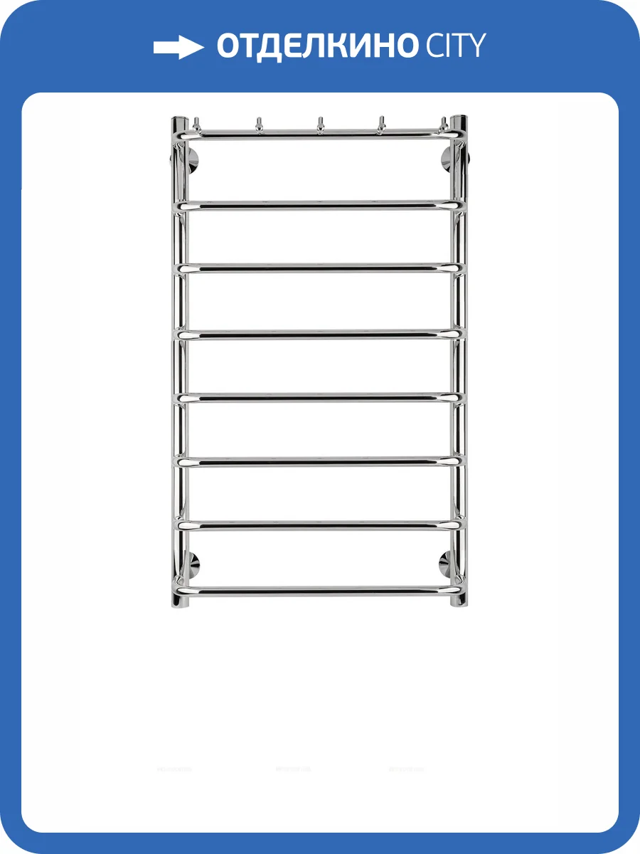 Полотенцесушитель электрический Secado Мерида 4603777452278 1 К 100x40, L, хром фото 5