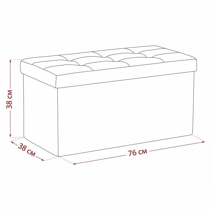 Банкетка-сундук Leset Леда 4687205442178 Серый Velutto 12 фото 6