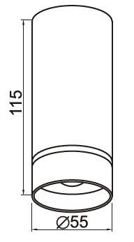 Потолочный светильник IEK 4005 LT-UPB0-4005-GU10-1-K01 фото 6