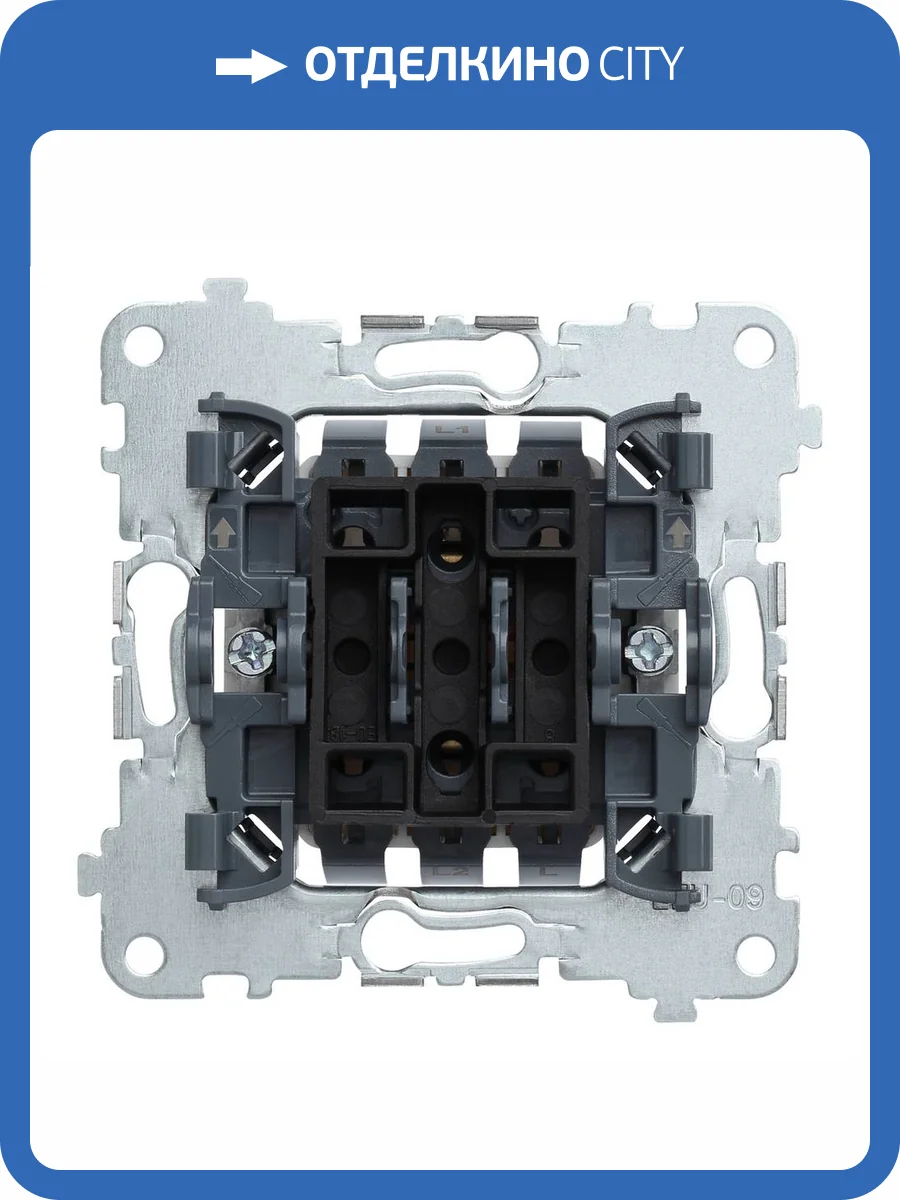 Механизм проходного одноклавишного выключателя Rikett 32071 фото 2