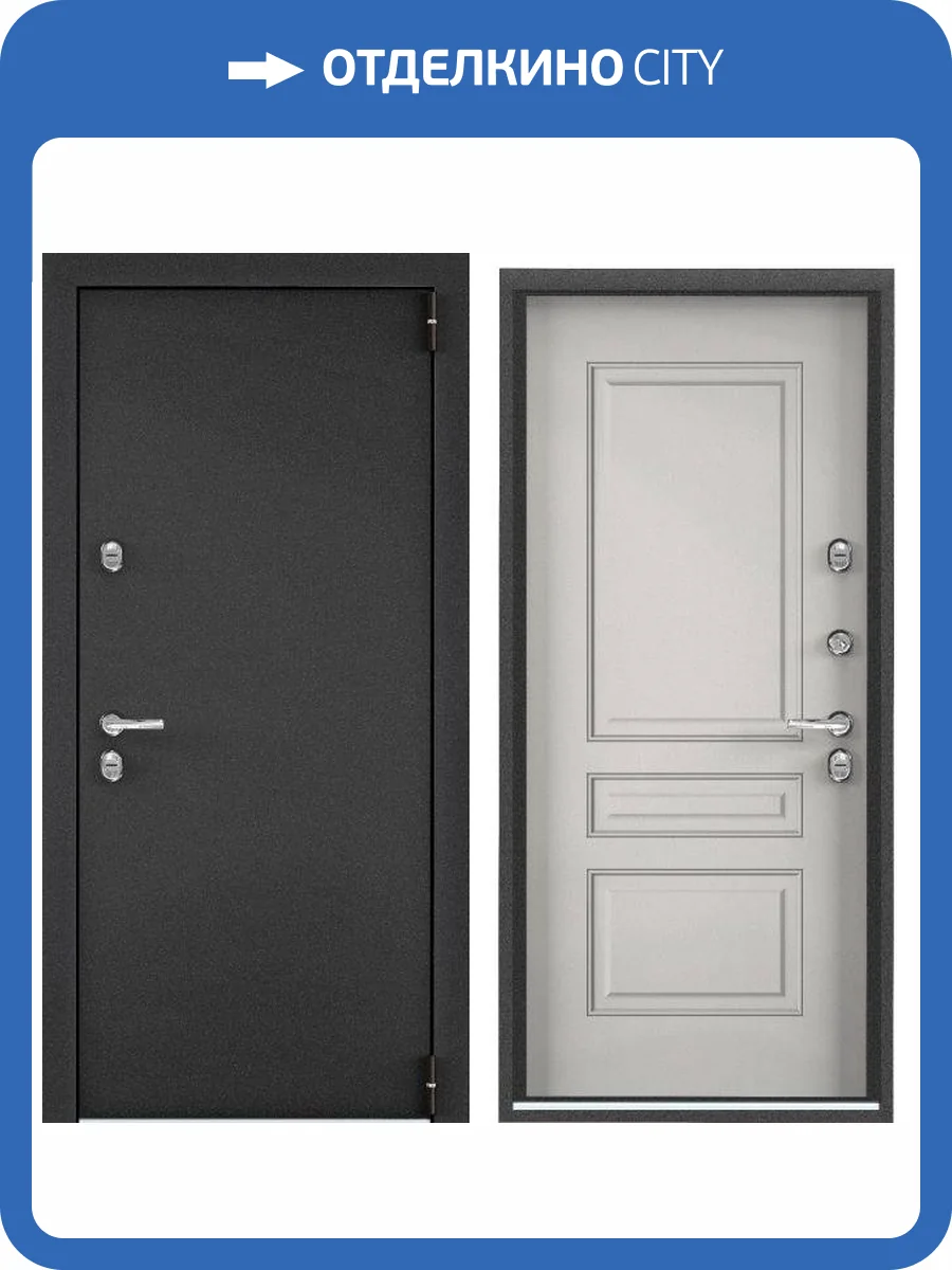 Входная стальная дверь Torex SNEGIR PRO MP 2477660 Темно-серый букле графит/ПВХ Бьянко 2000x880 фото 2