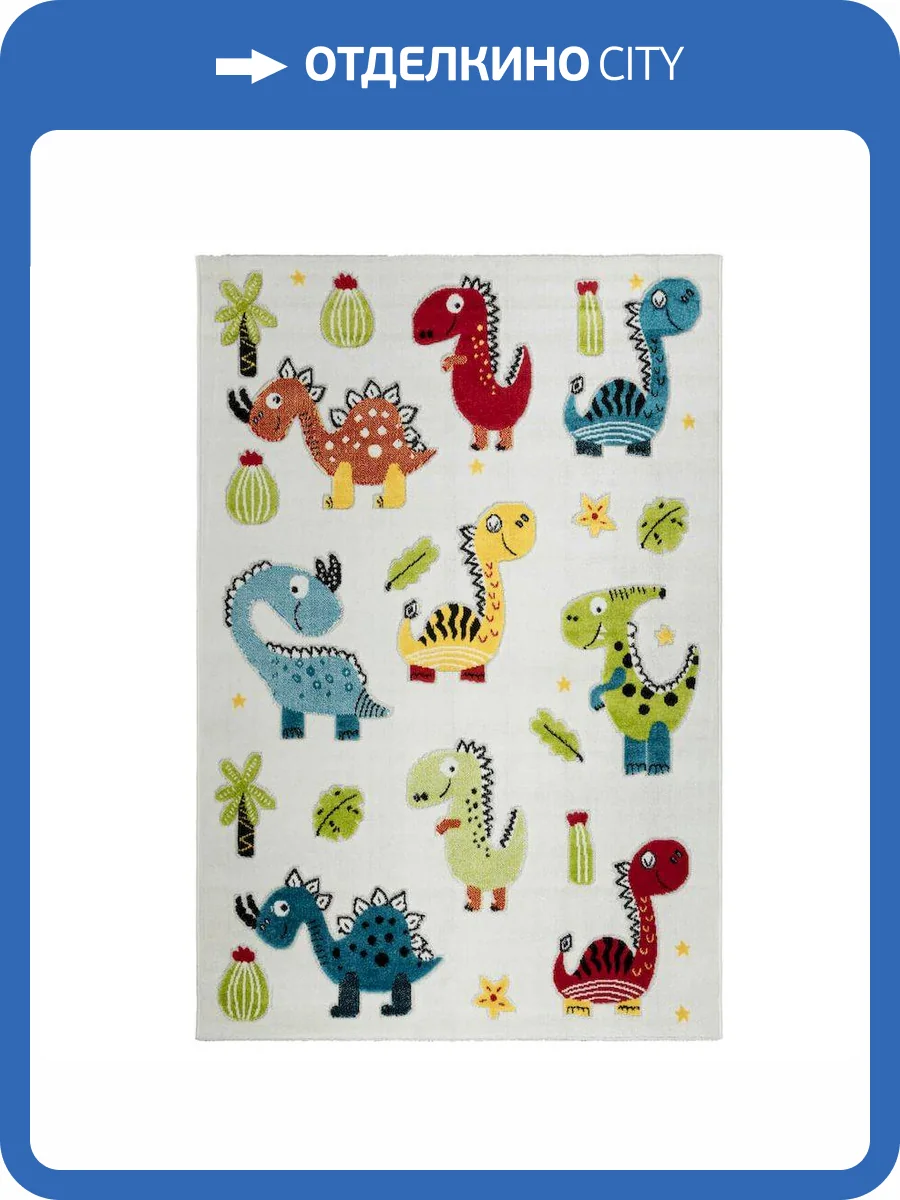 Ковер Play Rugs D978A Cream/Green 0.8x1.5 м фото 6