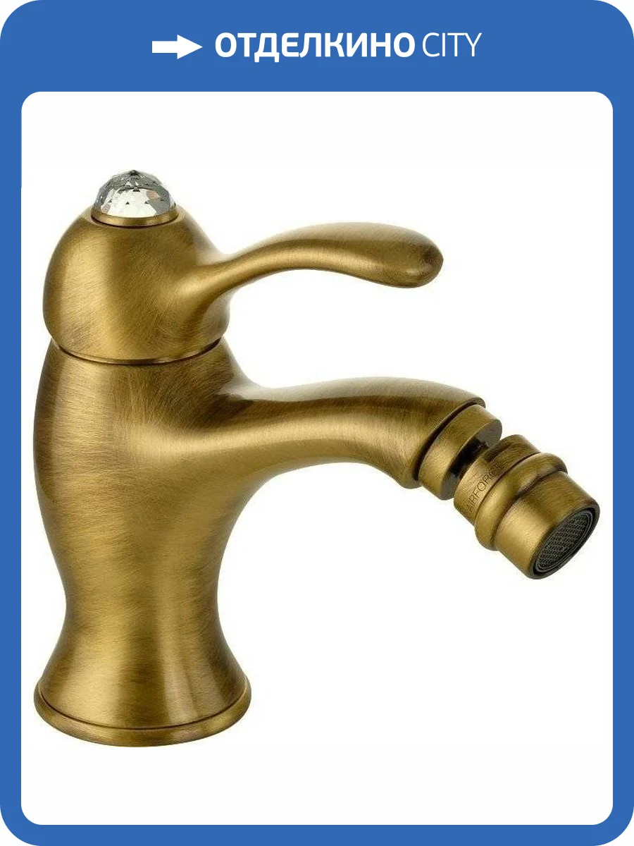 Смеситель для биде Migliore Lem Swarovski 18873 бронза фото 3