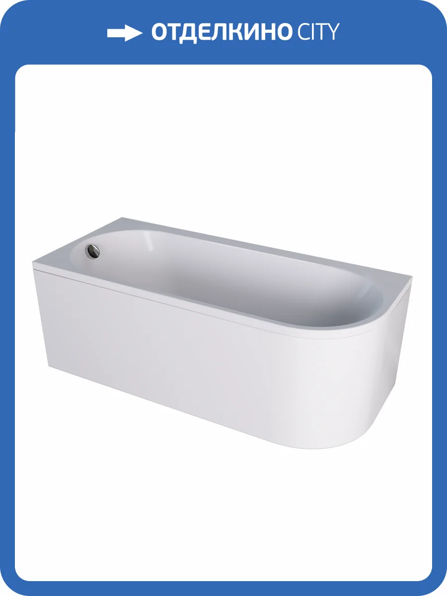 Акриловая ванна Marka One Alisa 170x75 левая фото 8