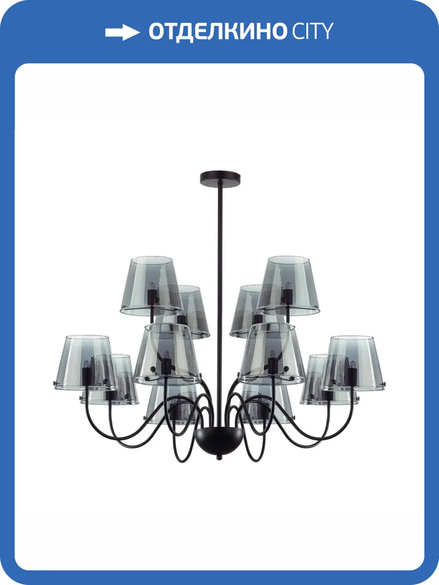 Потолочная люстра Lumion Smoky Moderni 6570/12C фото 2