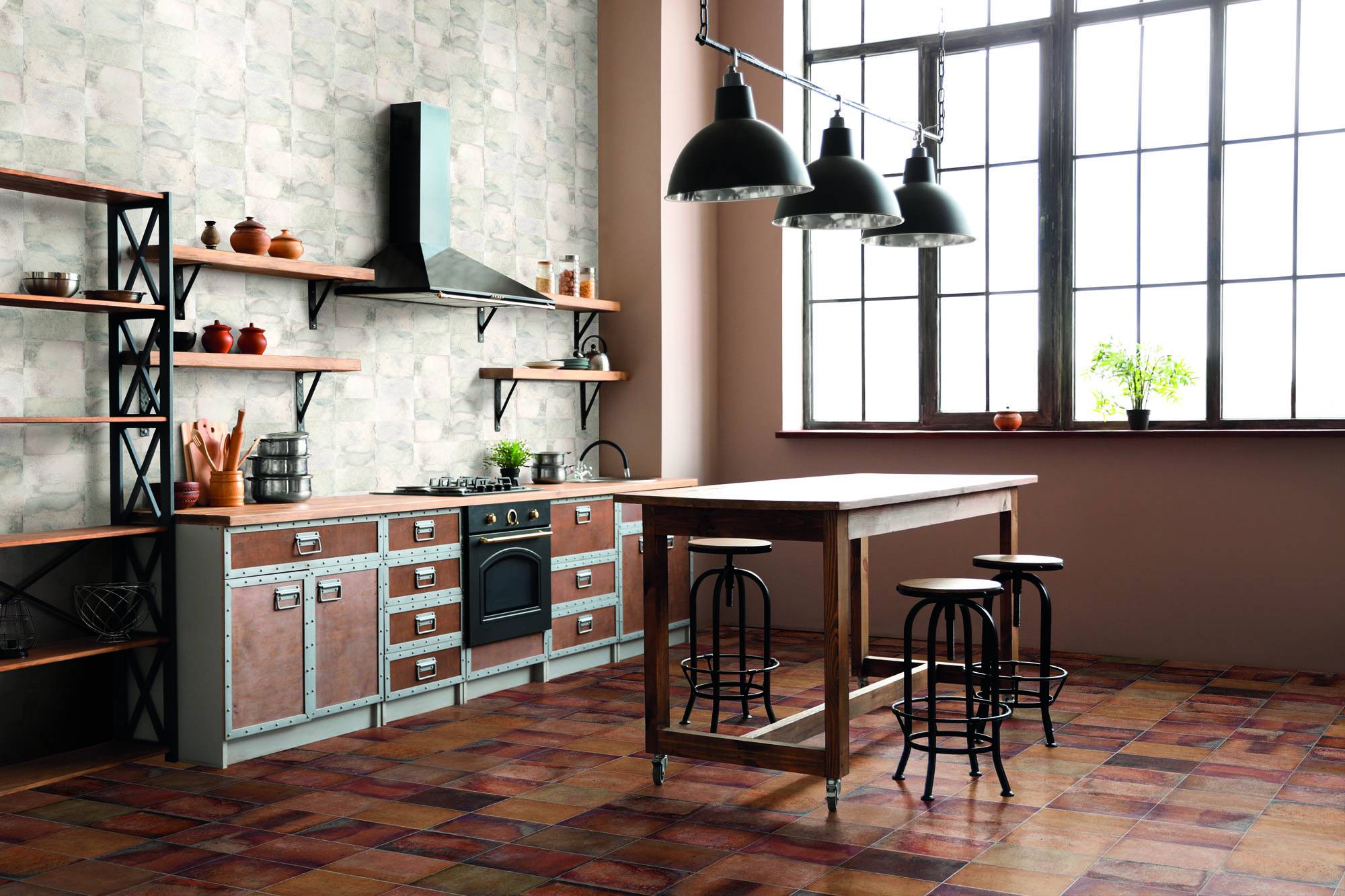 Керамогранит Nanda Tiles Atelier Volcan Green 11.5x23 фото 5