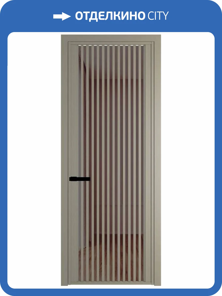 Межкомнатная дверь Profil Doors 3 AGP цвет профиля Никель матовый, стекло безопасное 6 мм золотистая бронза 800x2000 фото 2