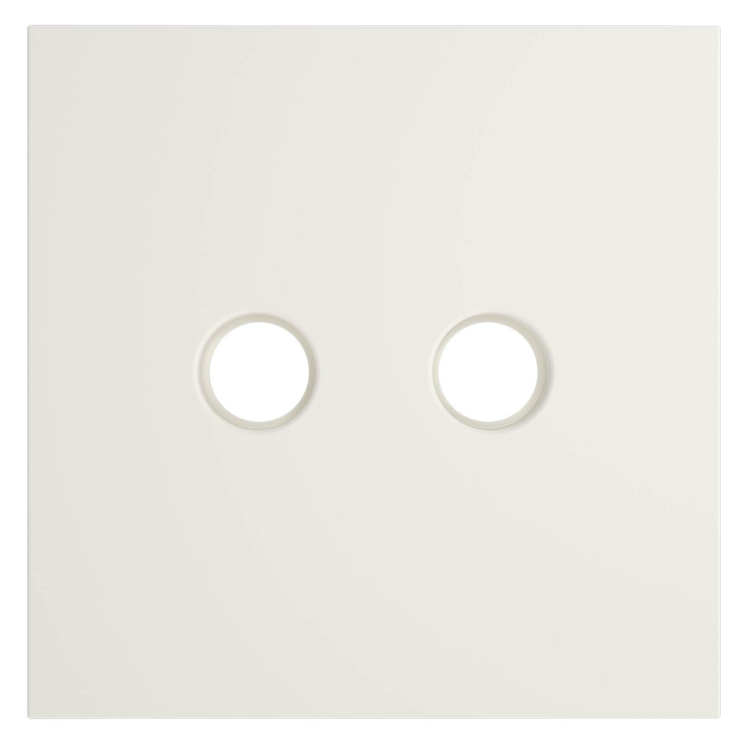 Лицевая панель для двойной ТВ розетки Voltum S70 VLS001613 хлопок фото 2