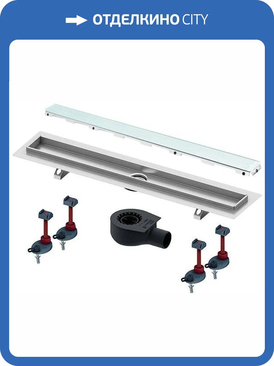 Душевой лоток TECE TECEdrainline 80 см стекло зеленое фото 11