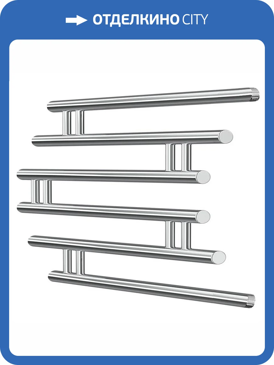 Полотенцесушитель водяной Ника Econ ПМ-4 60/80 без полки, хром фото 4