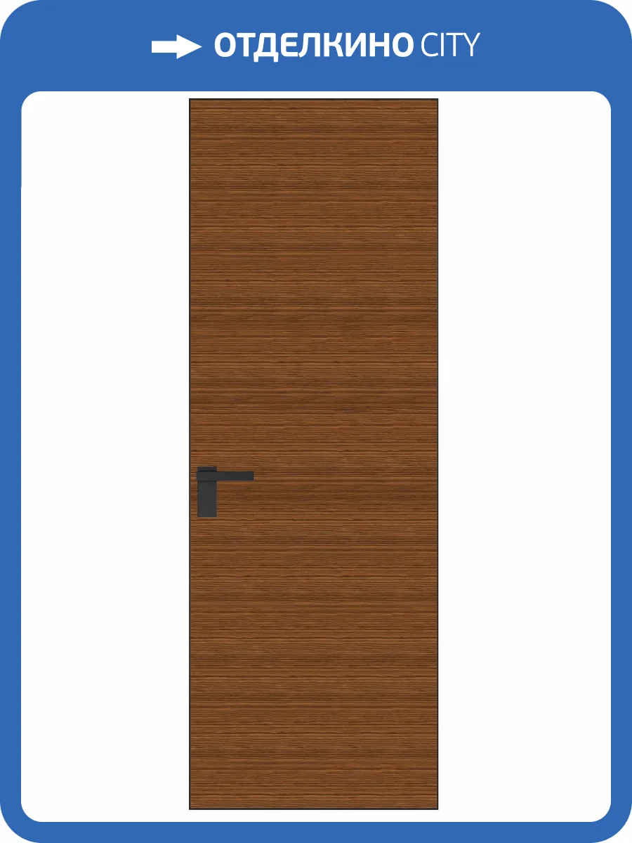 Межкомнатная дверь Profil Doors 1 AGK цвет профиля Черный, алюминиевая панель зебрано 600x2000 фото 2