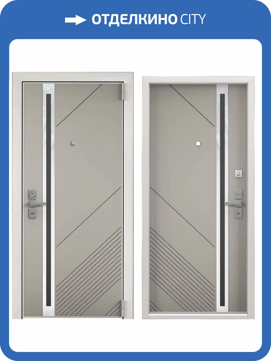 Входная стальная дверь Torex ULTIMATUM NEXT 762375 ПВХ Крема/ПВХ Крема 2050x880 фото 2