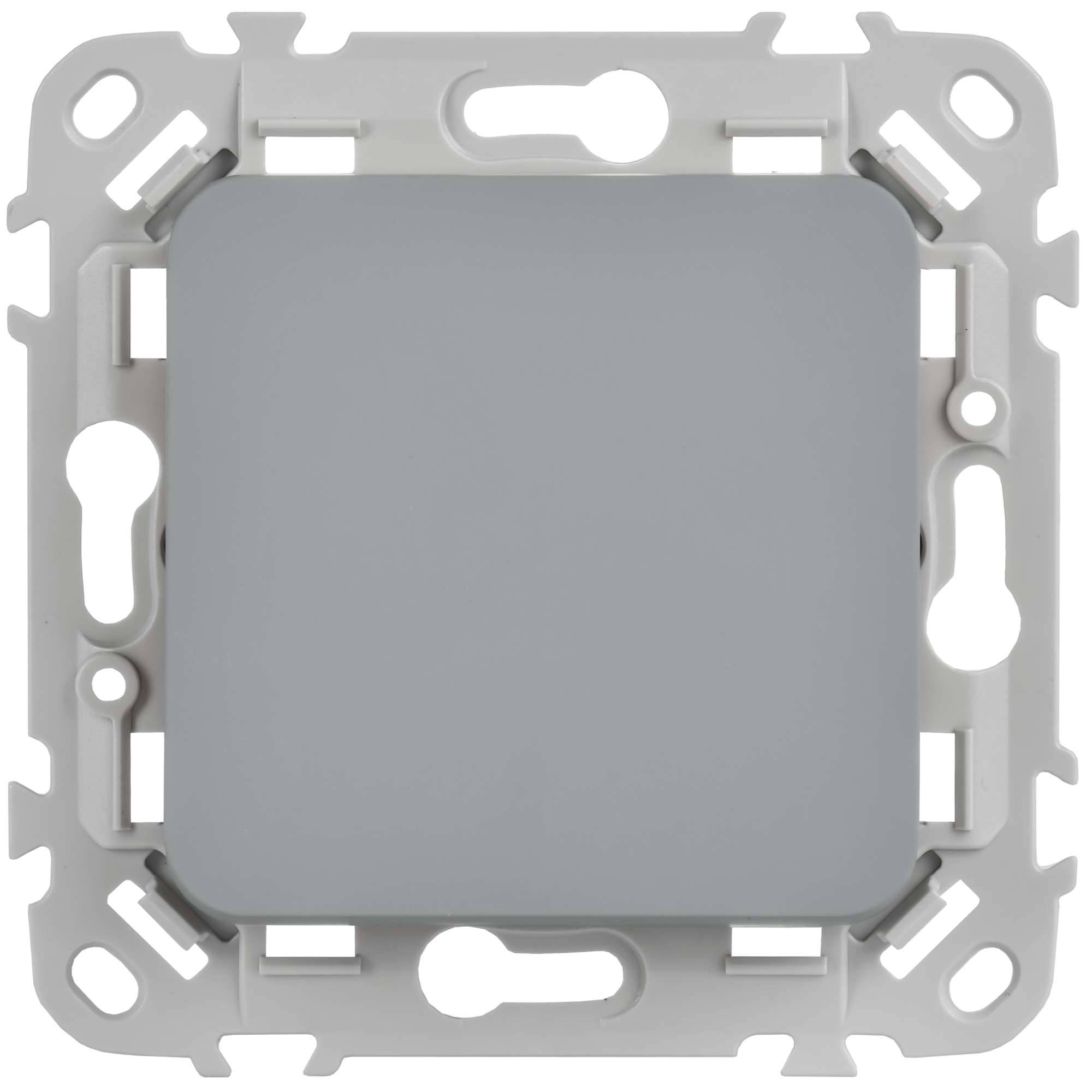 Выключатель 1-клавишный проходной IEK Flite FI-V12-0-10-1-K03 серый фото 2