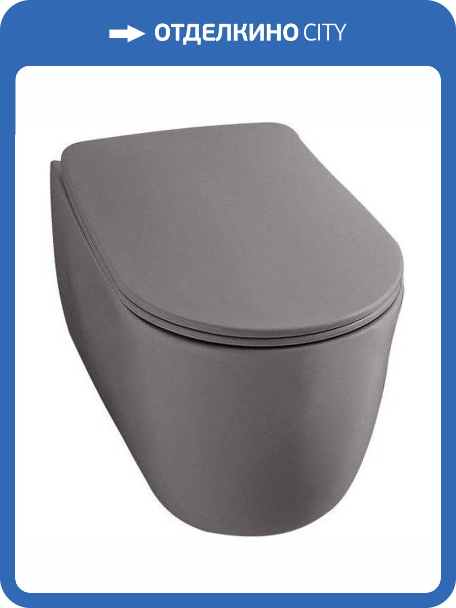 Унитаз подвесной Kerasan Nolita 531489 ferro matt фото 10