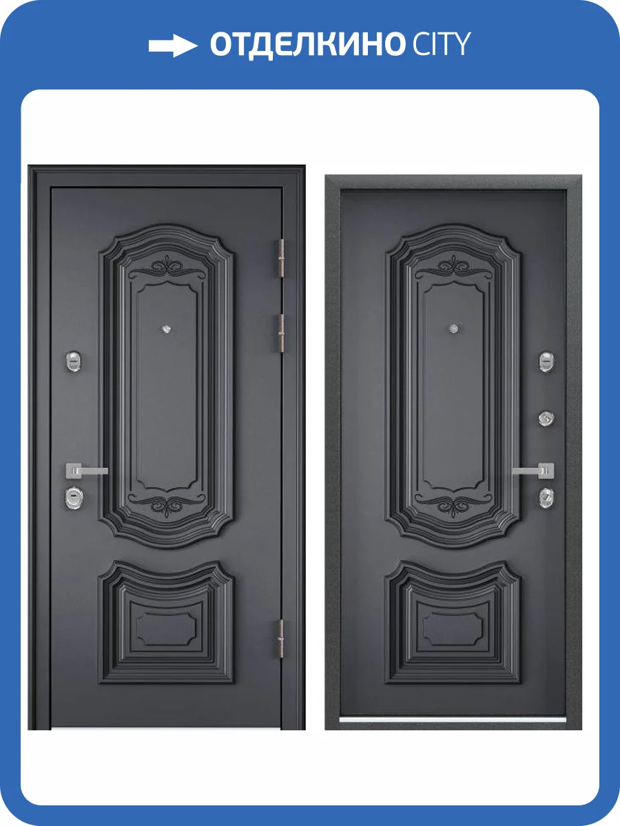 Входная стальная дверь Torex PROFESSOR-4+ 02 PP 10130 ПВХ Оскуро/ПВХ Оскуро 2000x880 фото 2