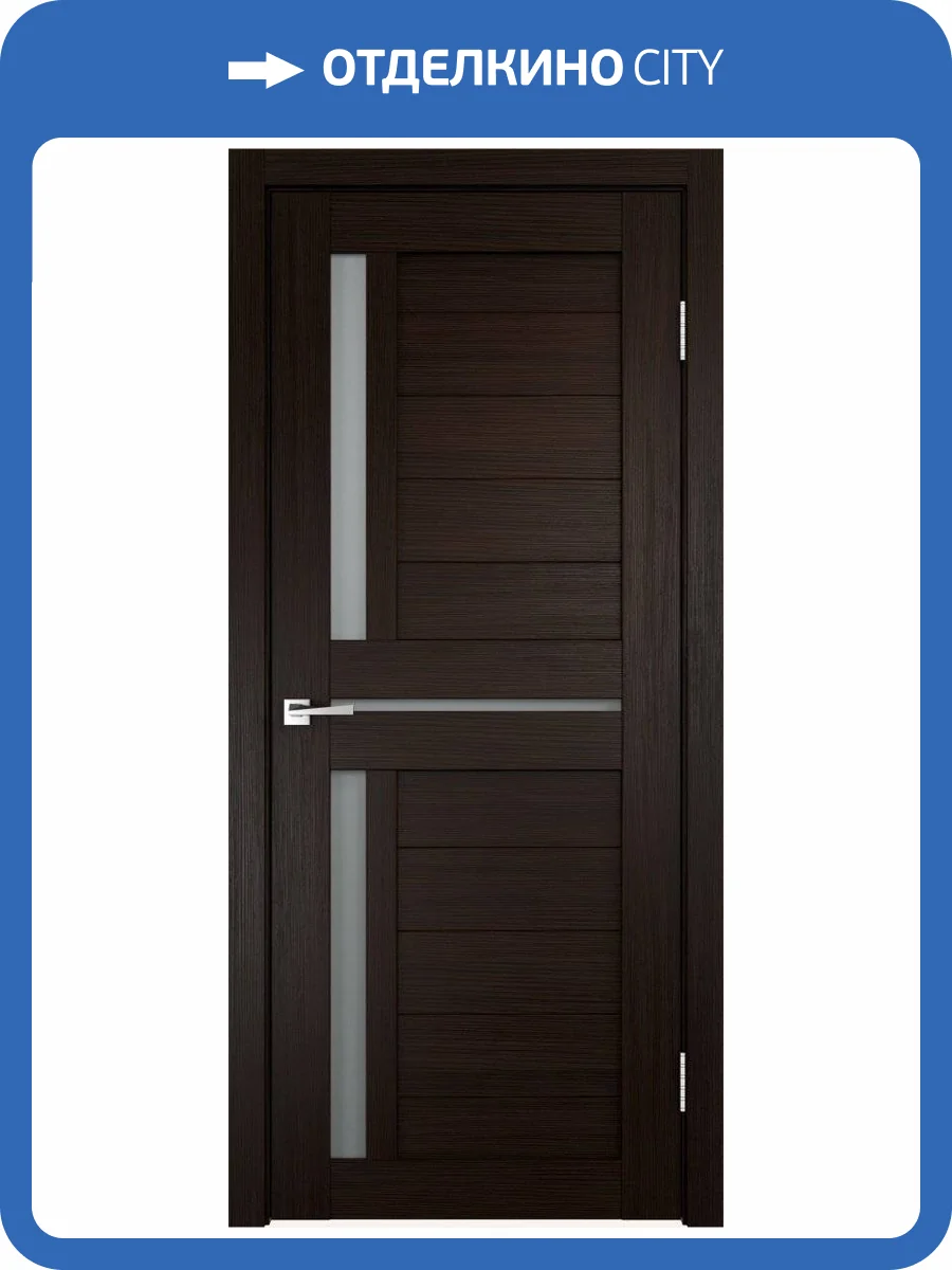 Дверное полотно экошпон VellDoris DUPLEX 3 VD010967 Мателюкс Венге 700x2000 фото 2