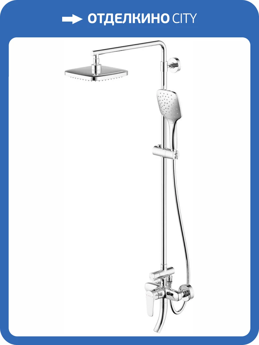 Душевая стойка Bravat Source F6173218CP-A-ENG хром фото 3