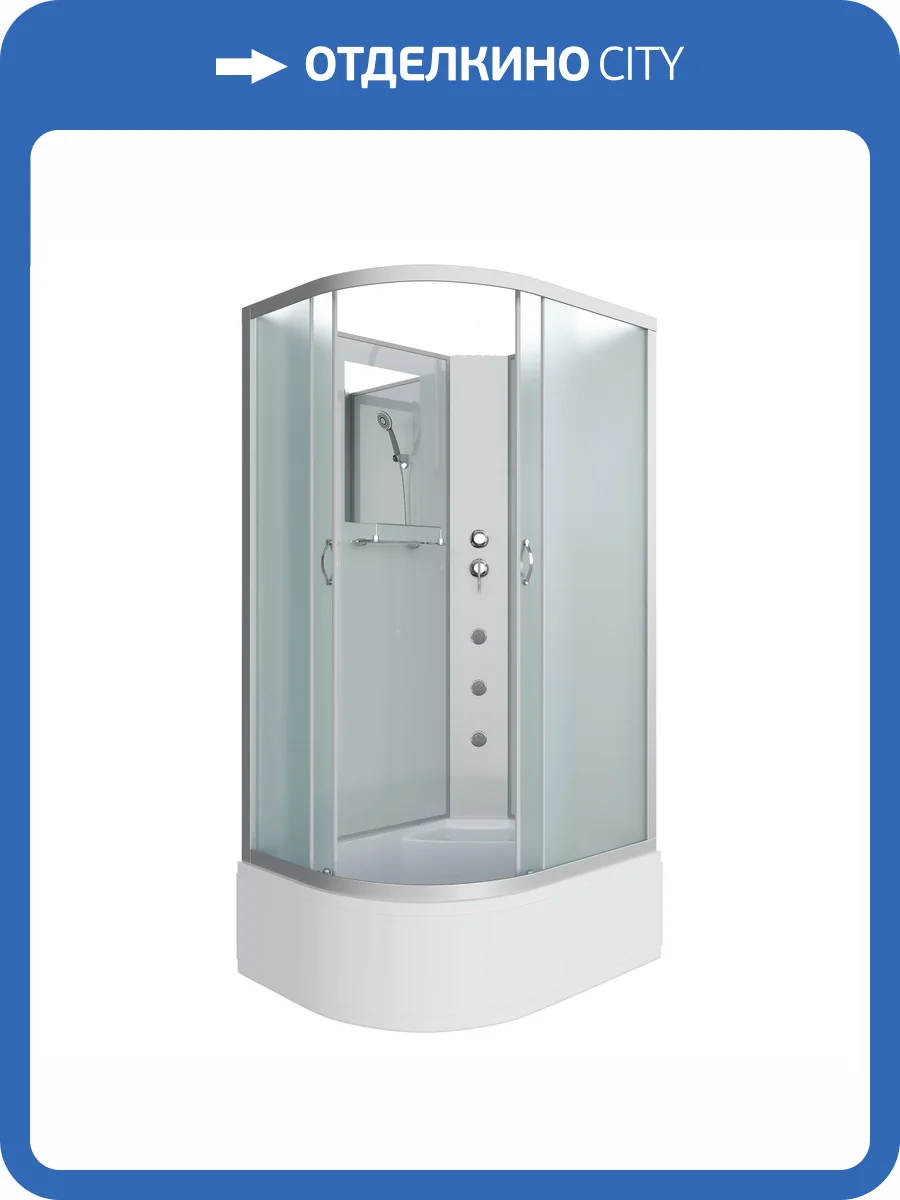 Душевая кабина Niagara Classic NG-2310-14RBKG (1200x800x2000) с высоким поддоном (40см) фото 19