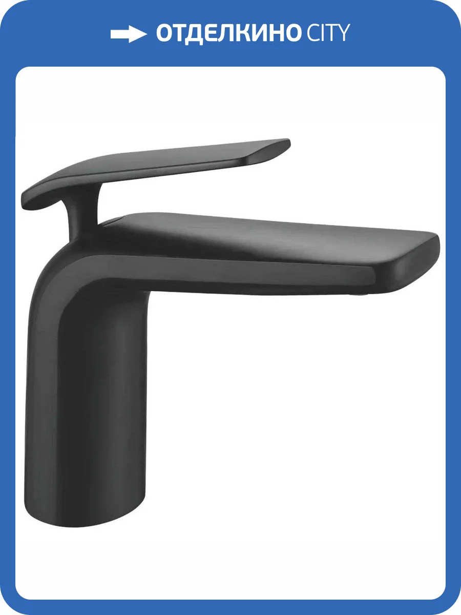 Смеситель для раковины Rose R3901H черный фото 10