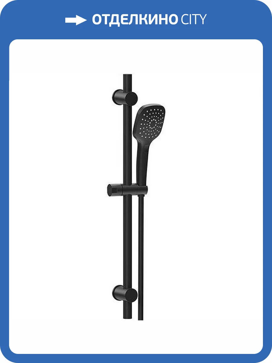 Душевая стойка Remer 317ID8CPNO черная матовая фото 3