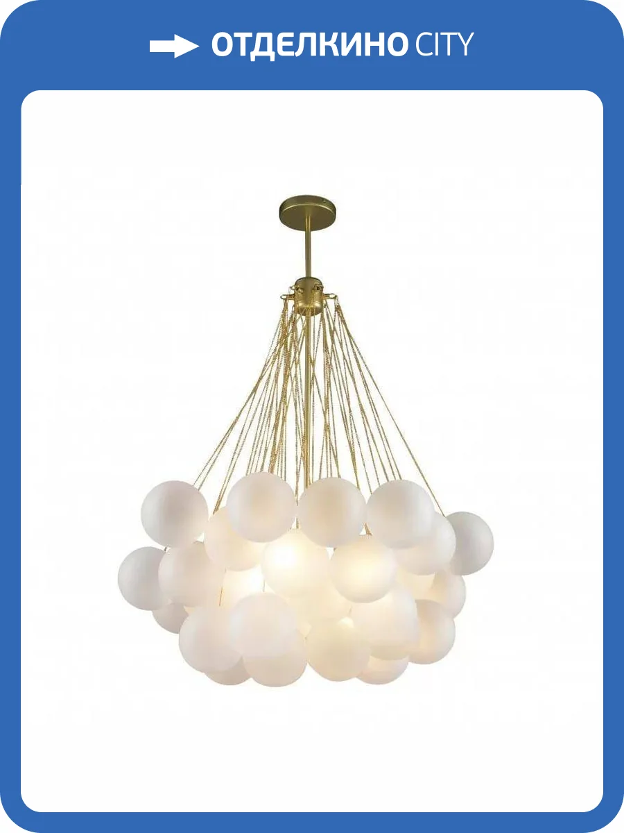 Подвесная люстра iLamp Globe 10099P/3-D800 GL-WH фото 5