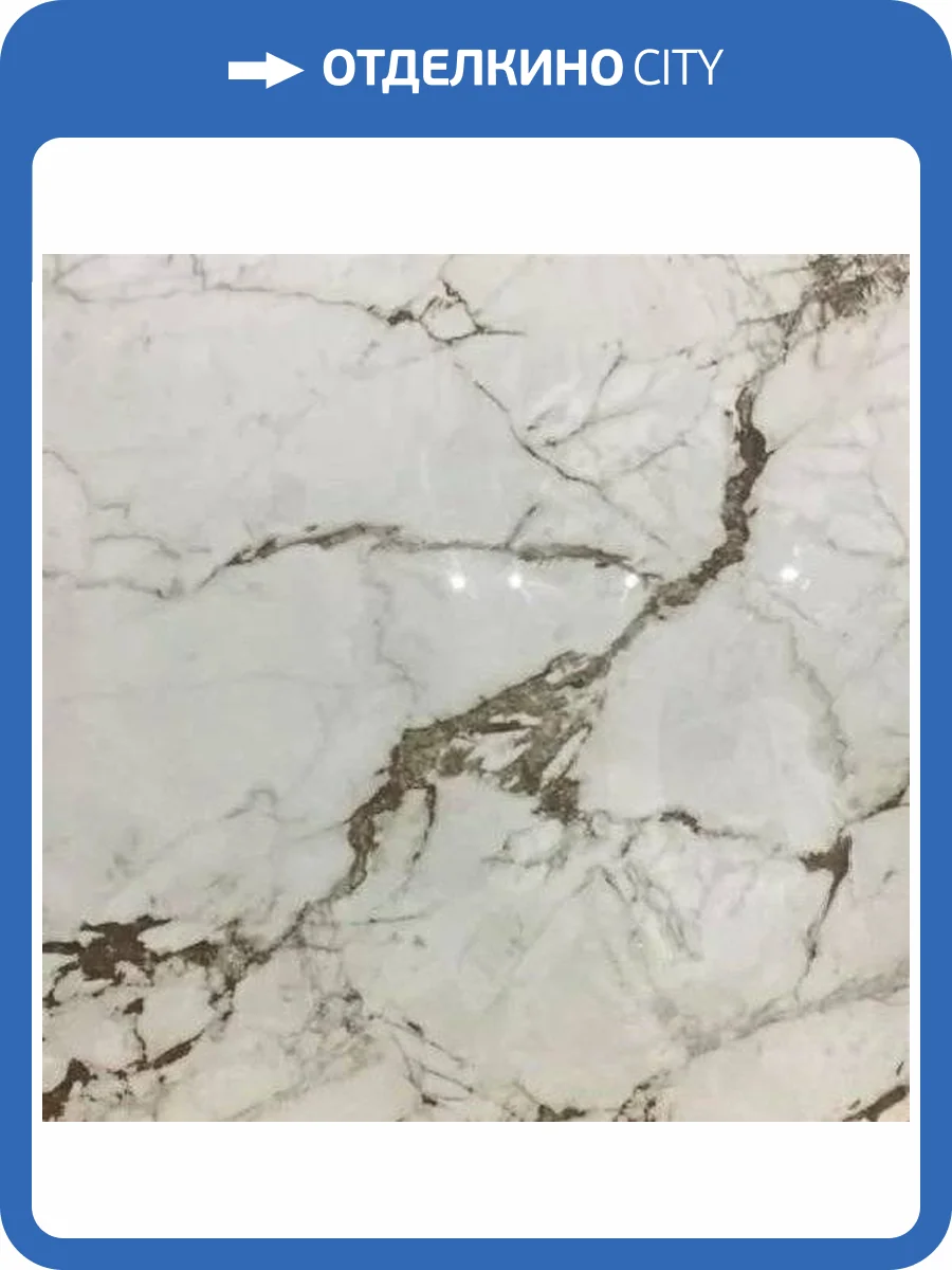 Керамогранит Absolut Gres Calacatta Bronze AB 1099G Gloss 60x60 фото 3