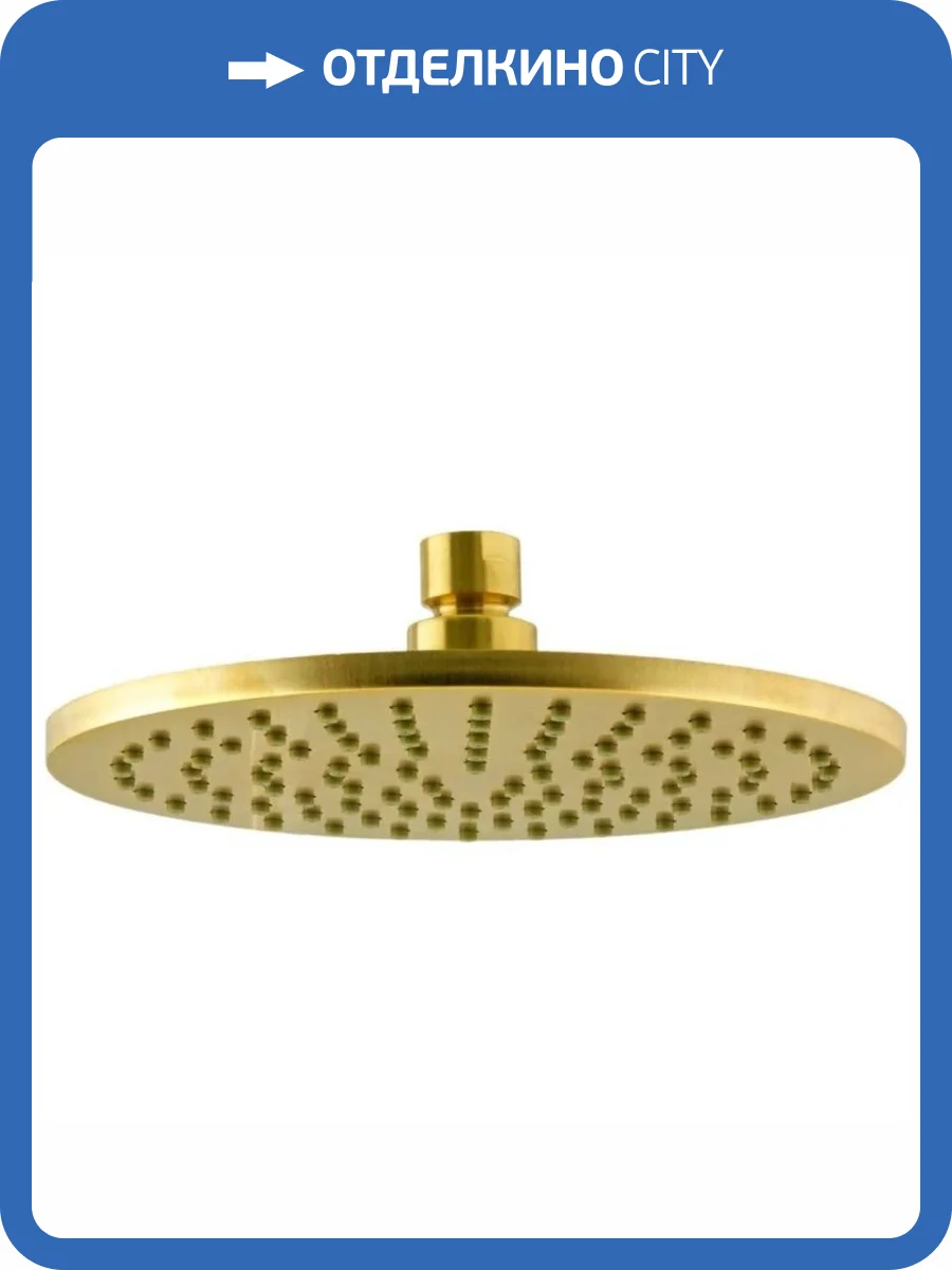 Верхний душ Remer 359MM30BGX золотой брашированный фото 4