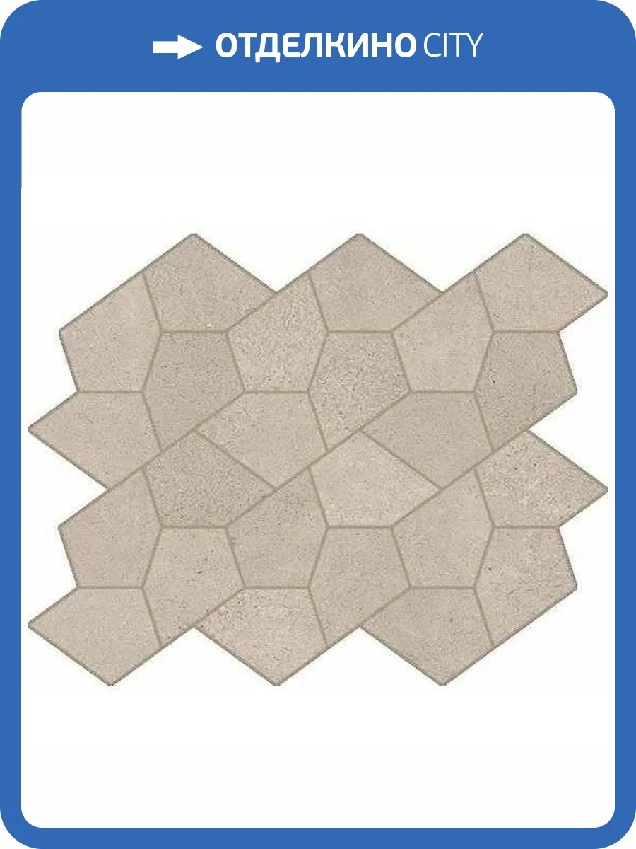 Мозаика Italon Этернум 620110000195 Cream Mosaico Kaleido 27.6x35.6 фото 20