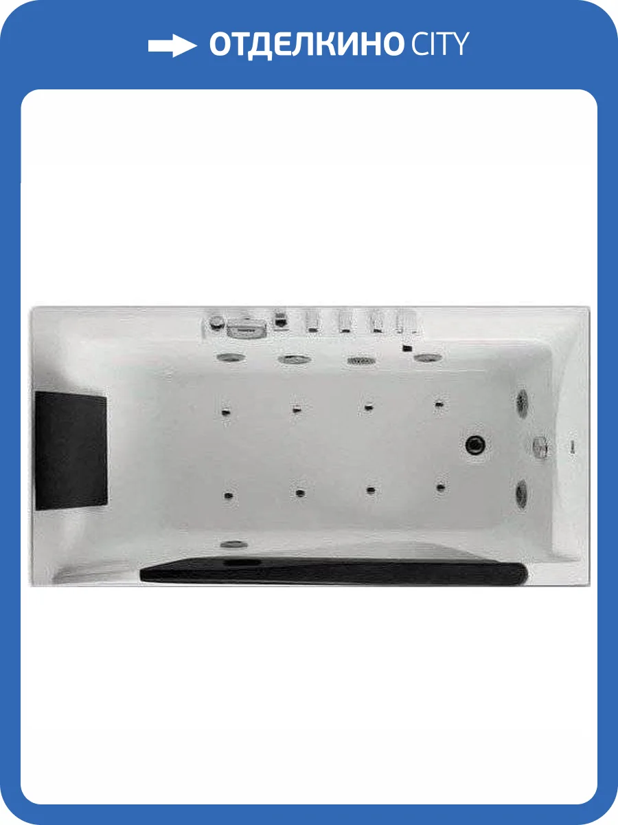 Акриловая ванна Gemy G9055 K R 180x90 фото 5