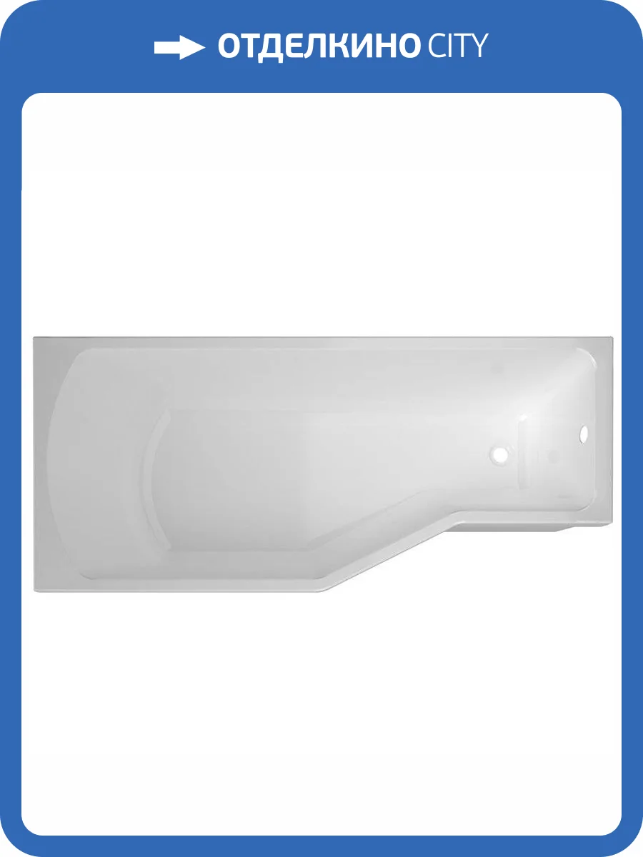 Акриловая ванна для комплекта Marka One Convey 01кон1775л 170x75 L фото 3