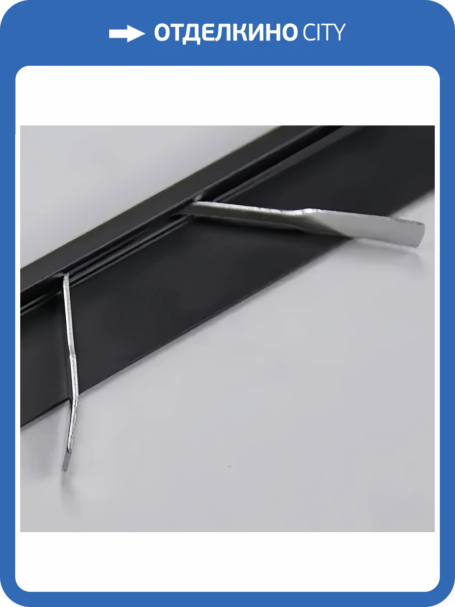 Крепление для микроплинтуса TeckWood 75x4 (5 шт.) фото 2