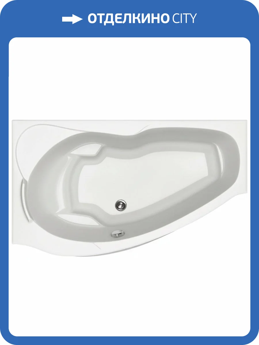 Акриловая ванна Bas Мартиника В 00059 160x85 левая фото 4