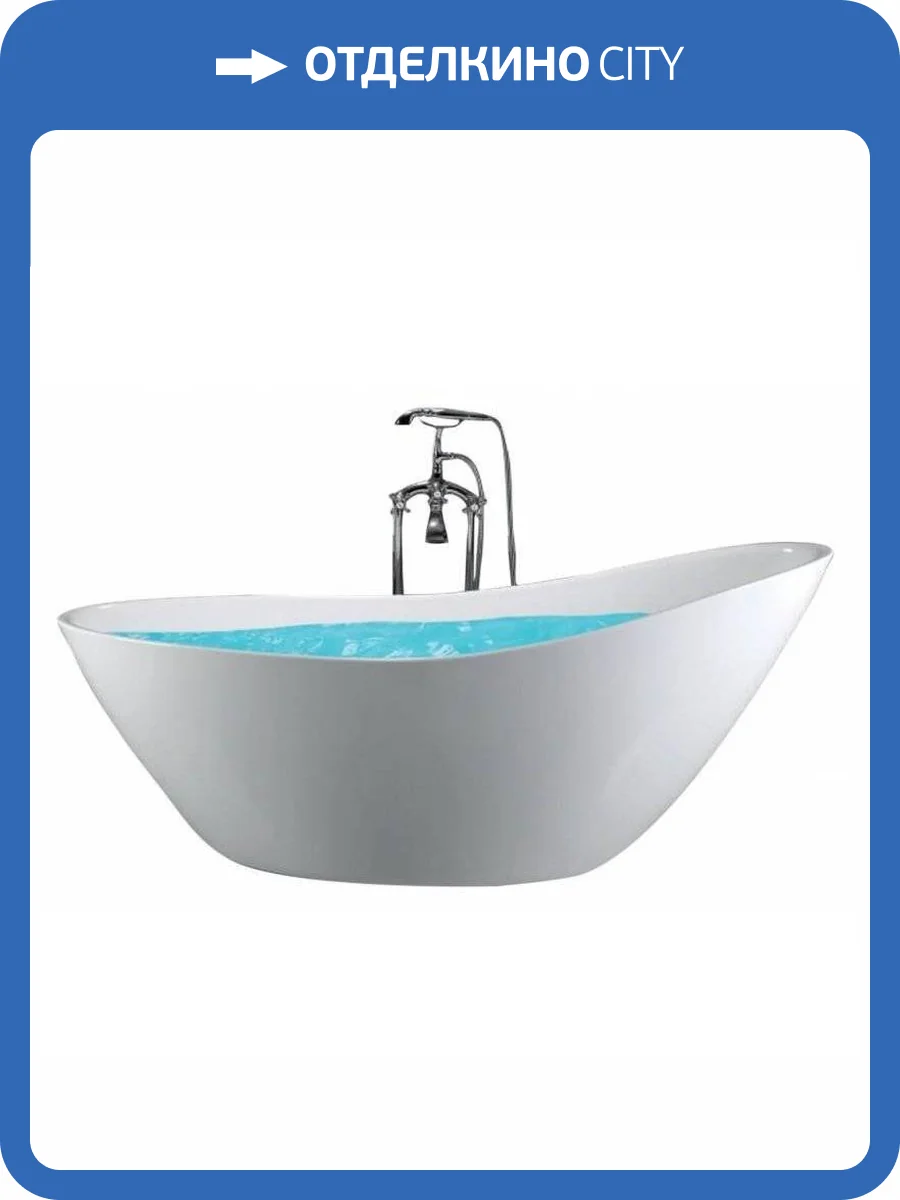 Акриловая ванна Esbano London ESVALONDW 180x80 фото 4