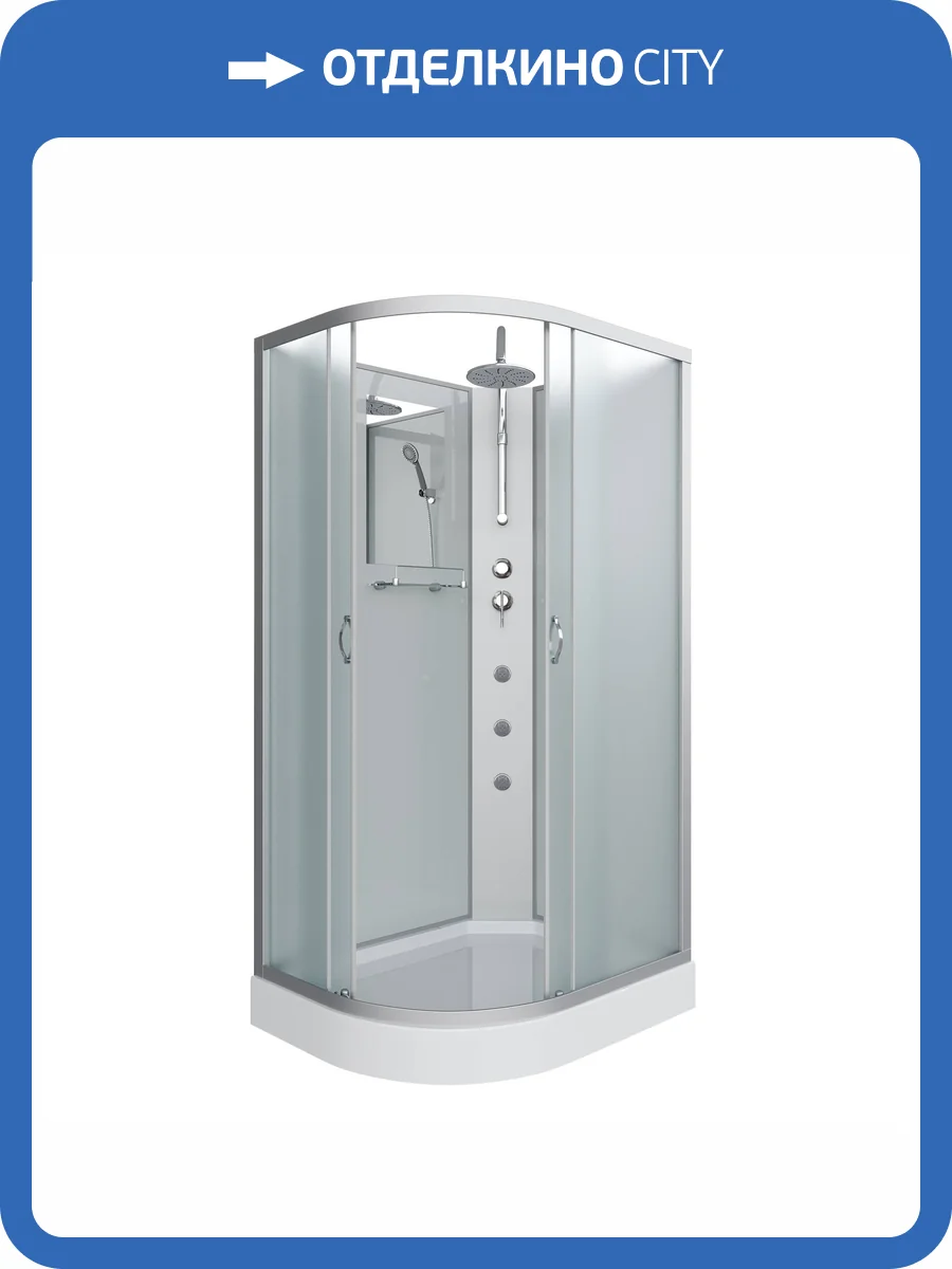 Душевая кабина Niagara Classic NG-3312-14RBKTG (1200x800x2100-2400) с низким поддоном (13см) фото 20