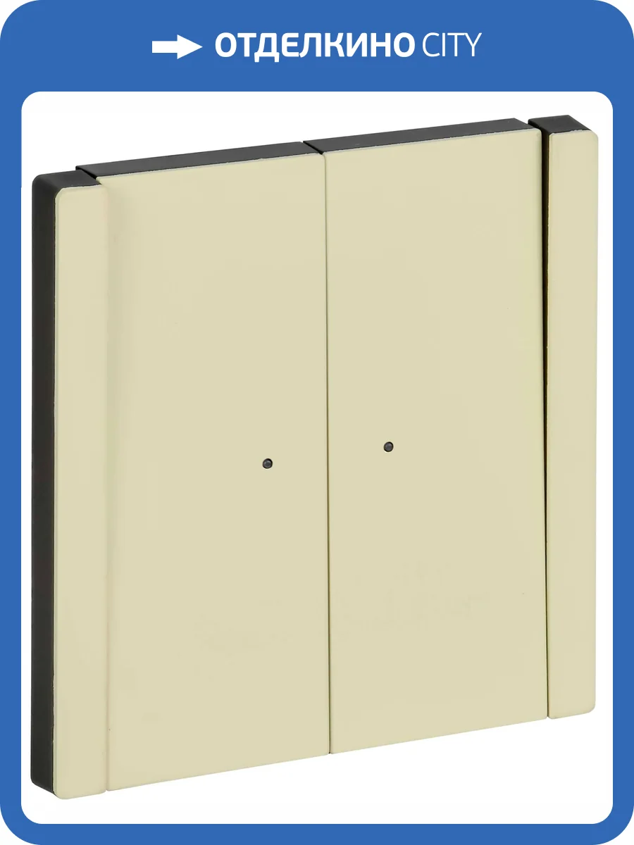 Выключатель 2-клавишный IEK Forte&Piano FP-V20-1-10-1-M-K41 серый сланец фото 5