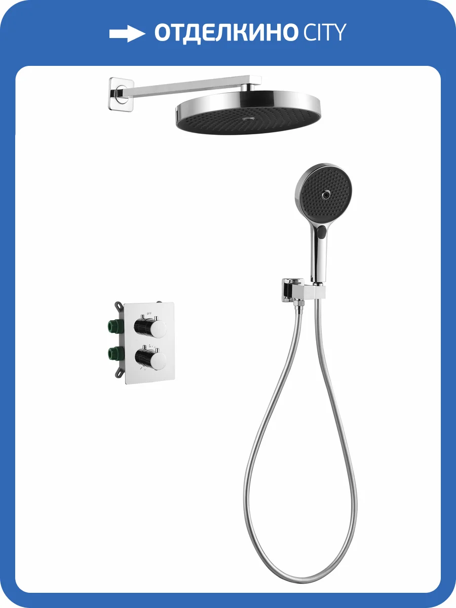 Душевая система ESKO 6in1 TH хром фото 3
