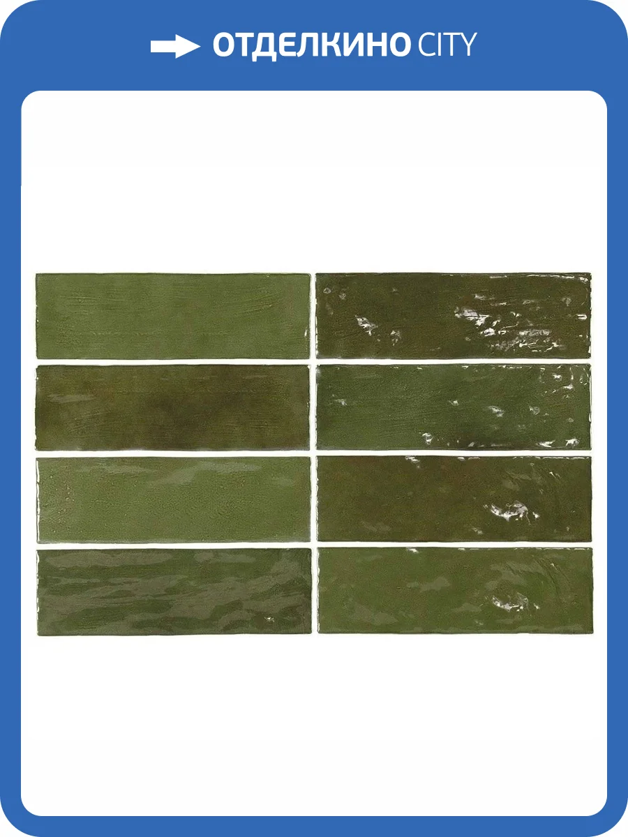 Керамическая плитка Equipe La Riviera 25847 Botanical Green 6.5x20 фото 3
