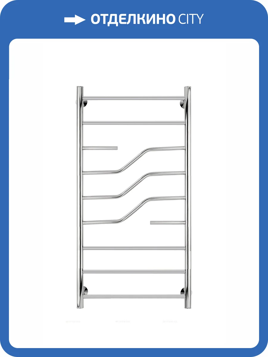 Полотенцесушитель электрический Secado Риволи 4603777457983 100x40, L, хром фото 2