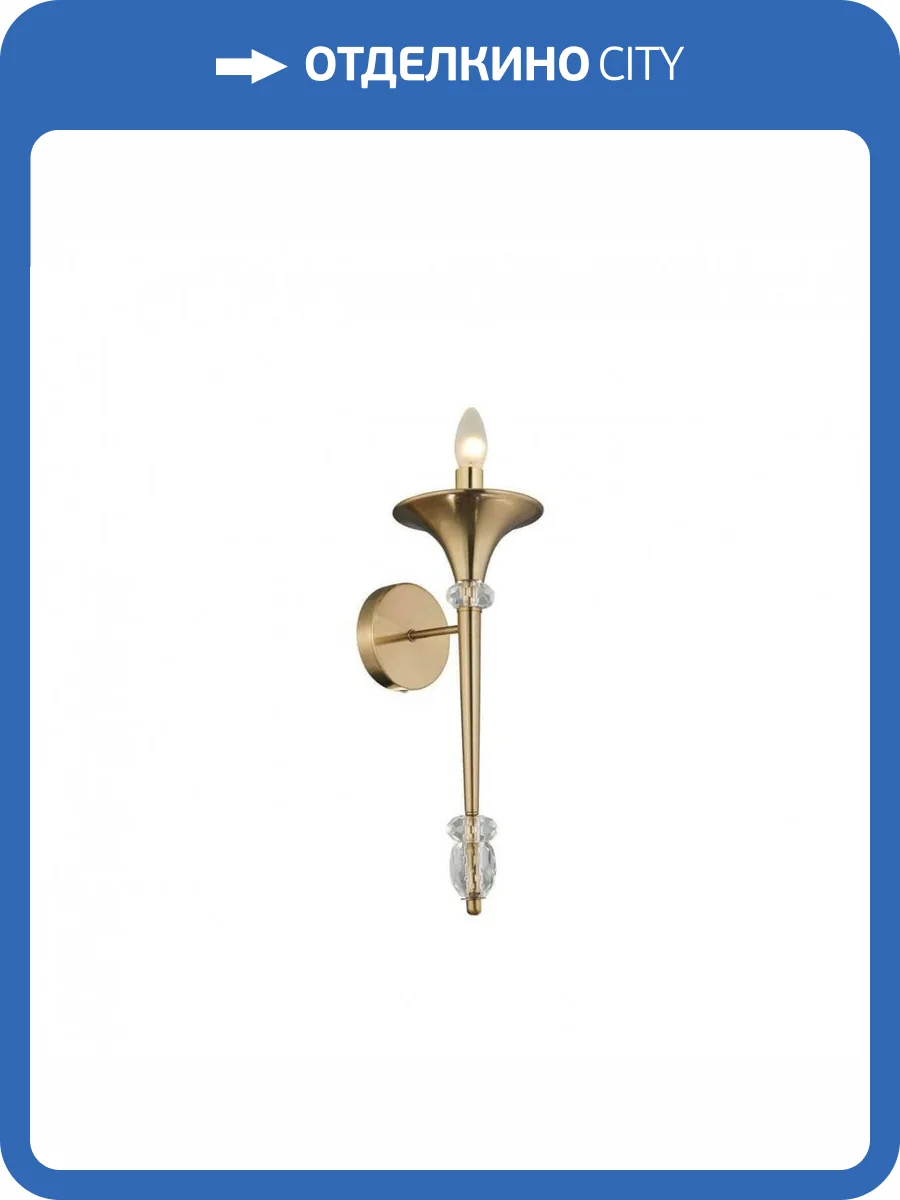 Бра Crystal Lux Miracle AP1 Bronze фото 2
