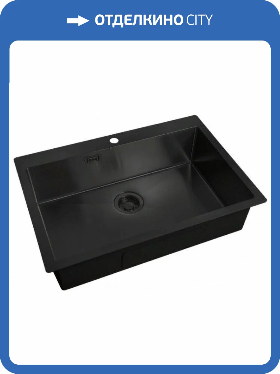 Мойка кухонная Zorg Light ZL R 750510 GRAFIT фото 3