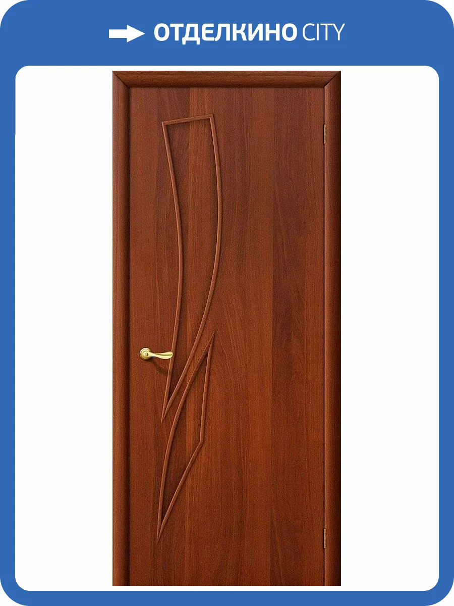 Межкомнатная дверь Bravo 010-0510 8Г Л-11 ИталОрех 2000x600 фото 2