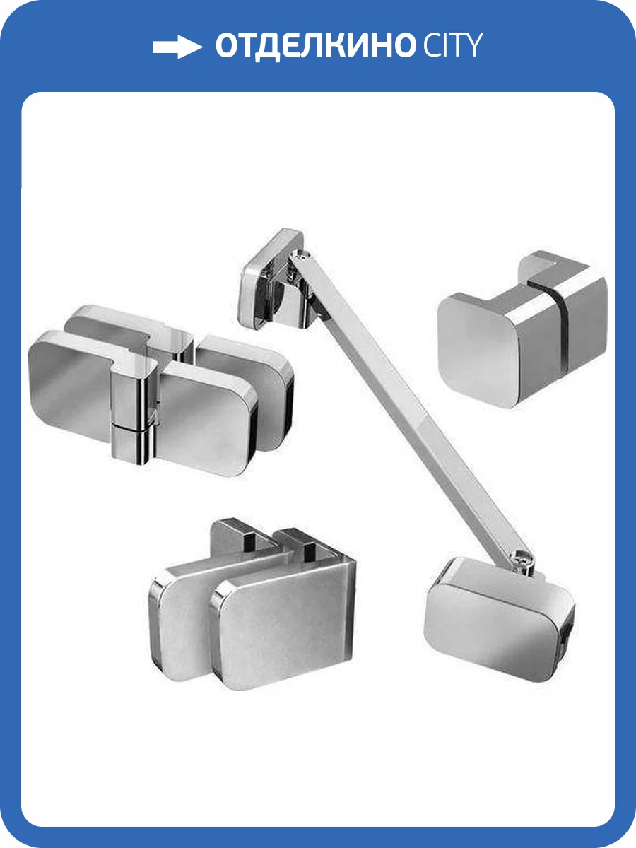 Монтажный комплект Ravak B SET BSD2-100 L с кронштейном, хром фото 2