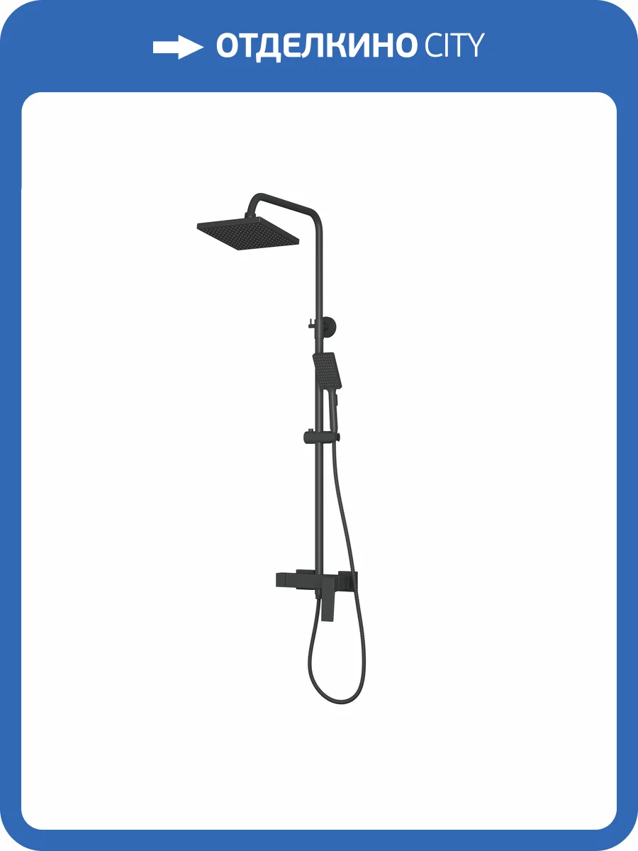 Душевая стойка Rush Thira TR3635-40Black черная фото 4
