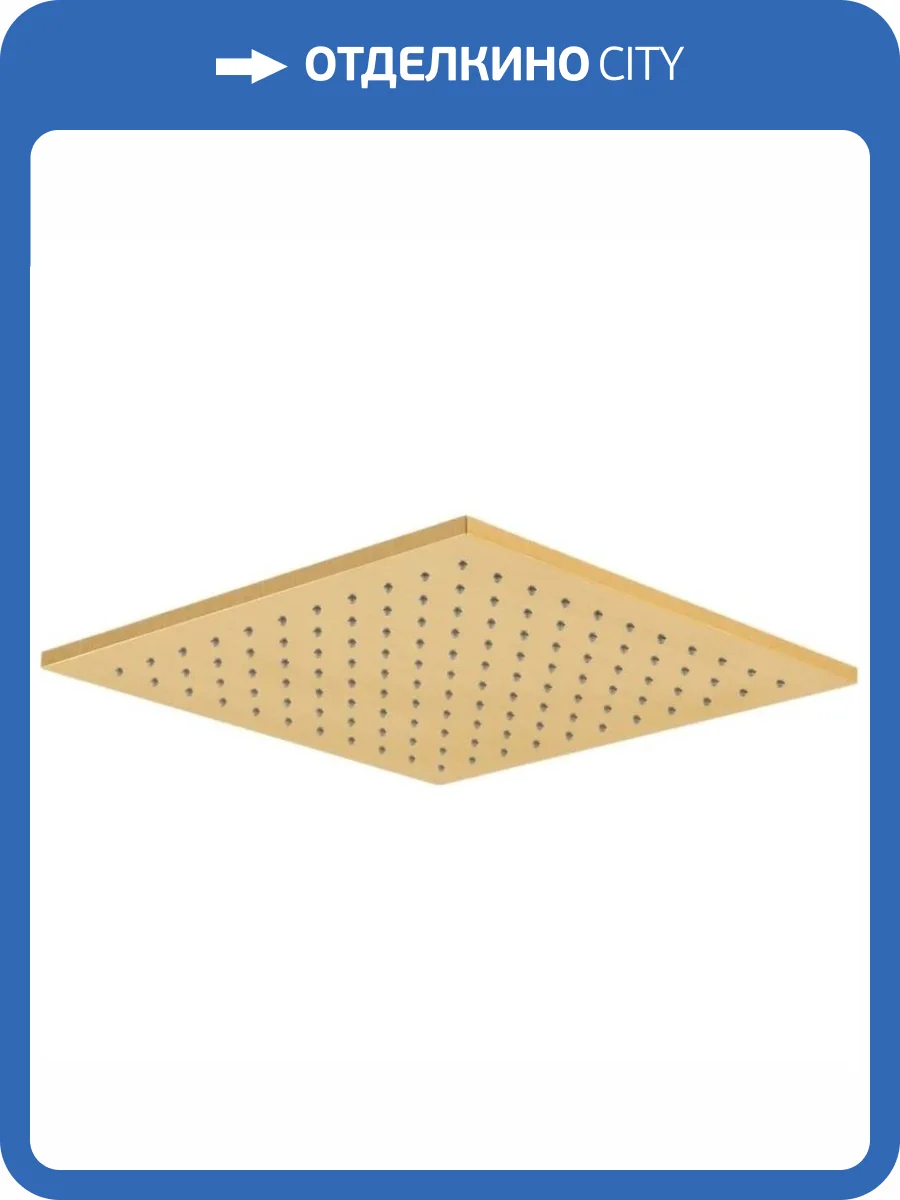 Верхний душ Remer 359SSLBGX золотой брашированный фото 3