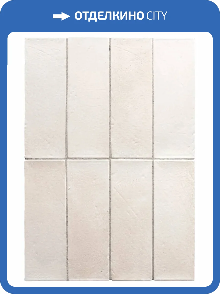 Керамогранит Equipe Miyako 32388 Chalk White Matt 5x15 фото 23