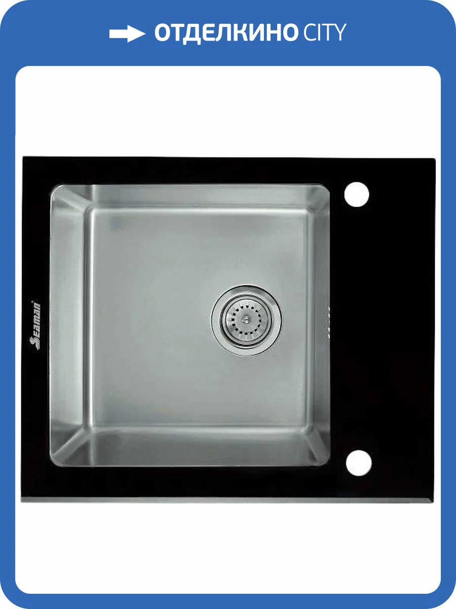 Мойка кухонная Seaman Eco Glass SMG-610B фото 4