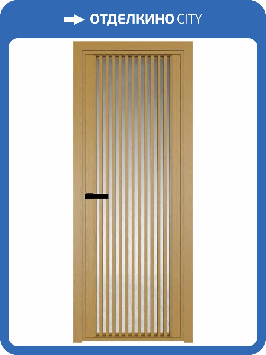 Межкомнатная дверь Profil Doors 3 AGP цвет профиля Золото, стекло безопасное 6 мм прозрачное 800x2000 фото 2